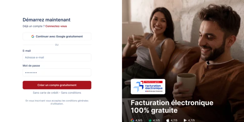 Créer gratuitement son compte de facturation électronique Abby