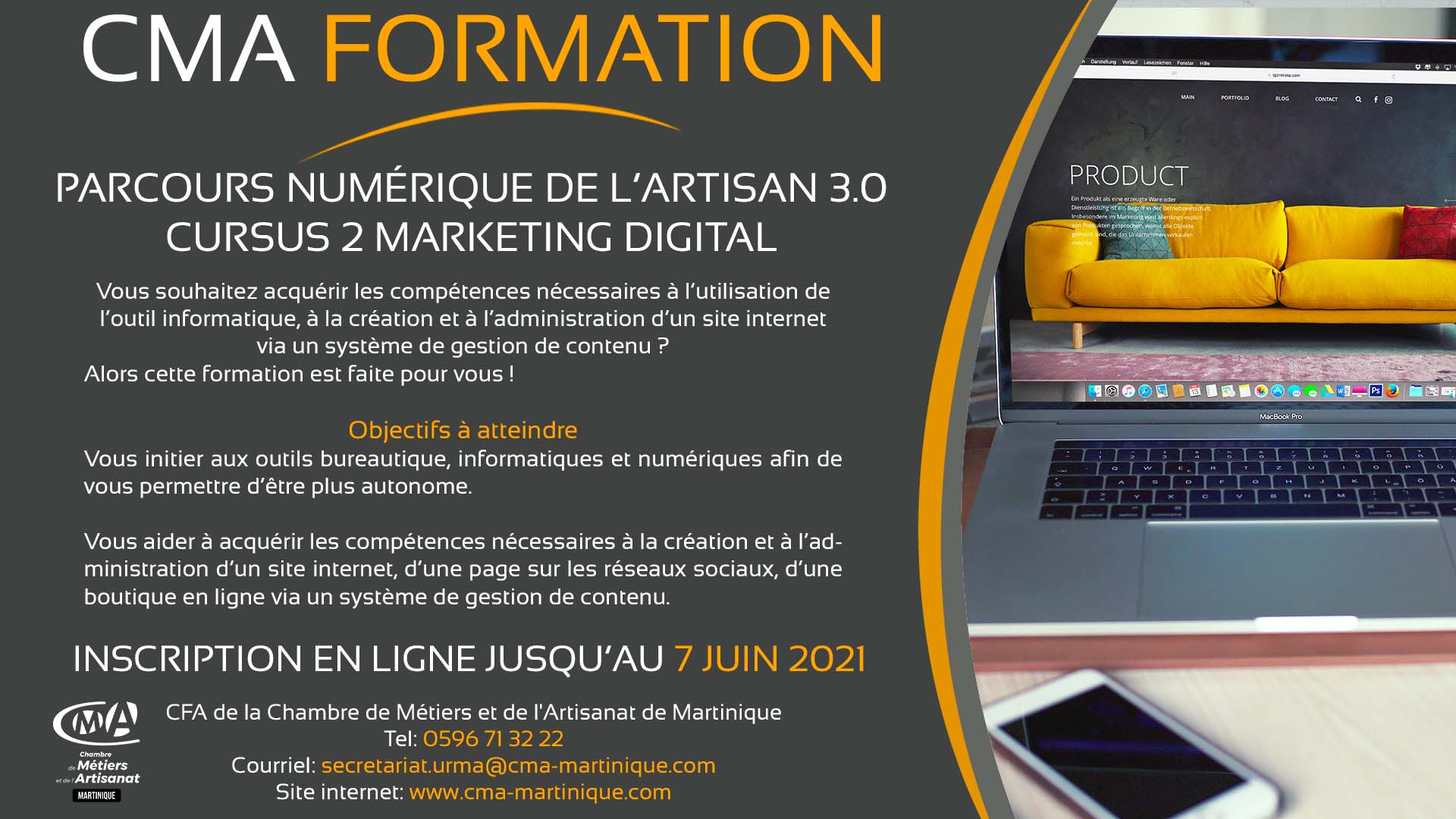 CMA Martinique Marketing digital