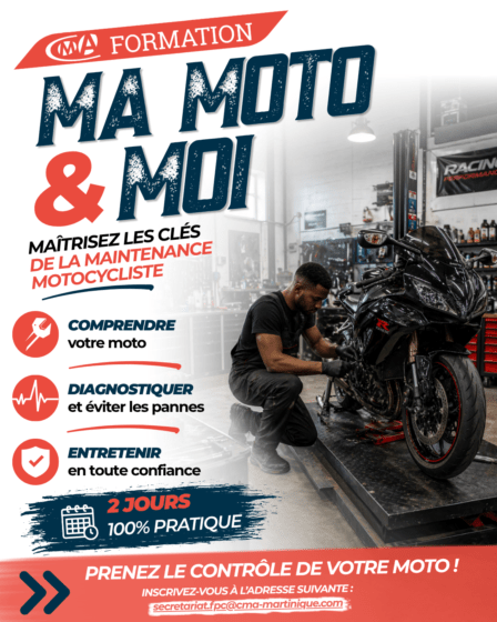 Formation moto Martinique : Ma moto & moi
